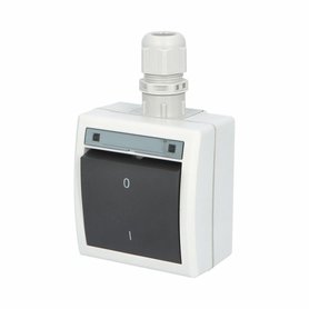 ATLAS IP65 Spínač dvoupólový č.2 s vývodkou M20