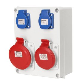Zás. krabice AcquaBOX 30704 IP54 2x230V s ochr. kolíkem, 2x400V/16A/5