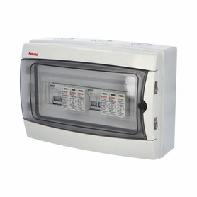 fr012L - Fotovoltaická rozvodnice SolarBOX pro 2 stringy IP65, DC, Un=1000V