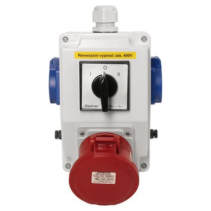 Zás. krabice se spínačem I-0-II sb325 IP44 1x400V/32A/5, 2x230V/16A